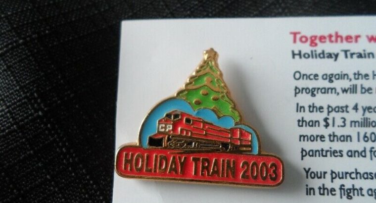 CP 2003 Christmas Holiday Train Pin