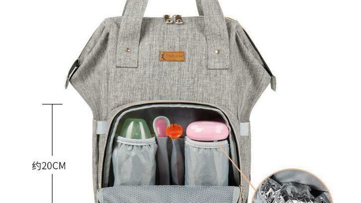 Diaper Bag Backpack for Boys and Girls Maternity Nappy Bag for Mom and Dad (Grey) – free shipping