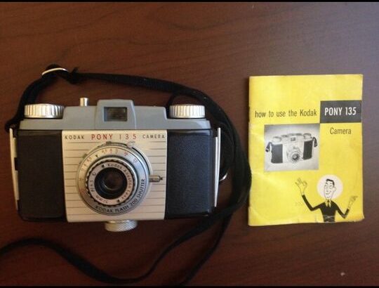 Vintage Kodak Pony 135 Camera + Weston Master 2 Exposure meter