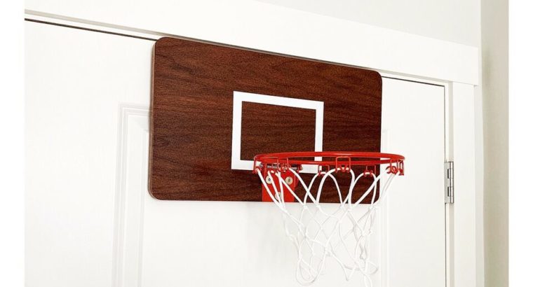 Premium Indoor Mini Basketball Kit (Door Mount) – Birch