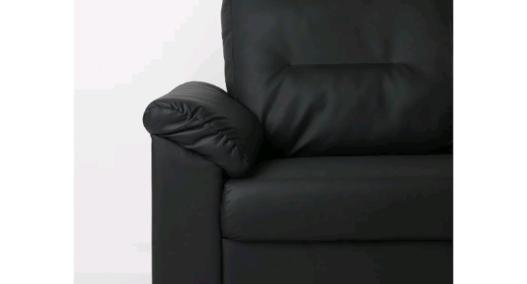 Brand new black 3-seater sofa