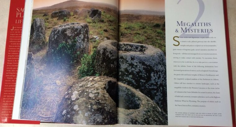 Book Hard Cover Large 500 Sacred Places National Geographic