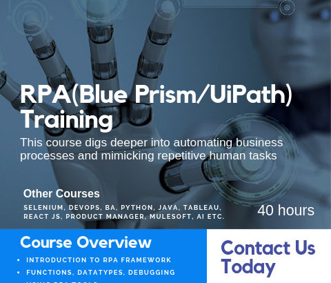 RPA – Robotics Process Automation-Enter to IT! 100% Job Assist.