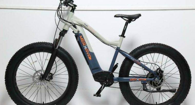 750W Fat Tire Mountain eBike (TrailX750 by Merkava). 26’’ Fat Tire Electric Bicycle, Fat Tire Snow and Sand e-Bike