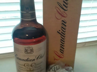 Vintage 1979 Canadian Club Whiskey 3.79 Litres sealed in box