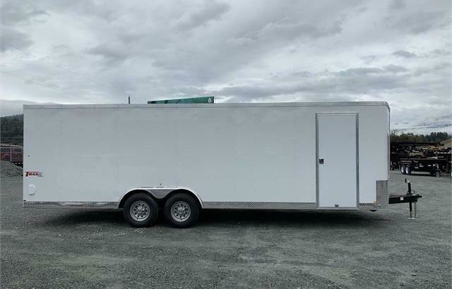 NEW 8 1/2×24 TNT TRAX ENCLOSED CAR TRAILER 10,000lb