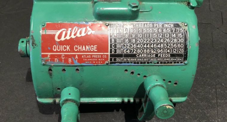 Atlas 10F Quick Change Gear Box & Covers