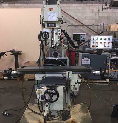 10” X 51”, FIRST, LC-20VHS, UNIVERSAL VERTICAL/HORIZONTAL MILLING MACHINE