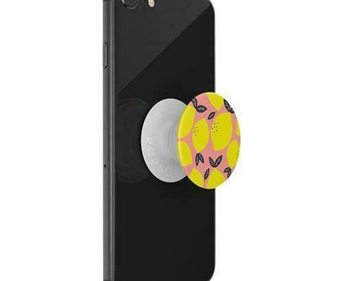 Popsockets POP 800985 Universal Cell Phone Expanding Grip & Stand – Lemon Drop (New Other)