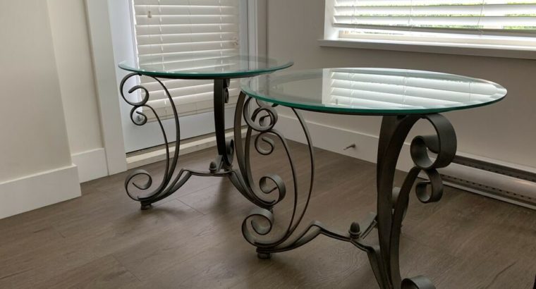 Indoor/Outdoor End Tables – set of 2