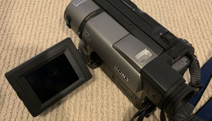 Retro sony video camera recorder