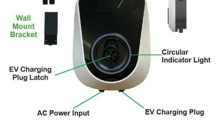 NEW 32Amp Smart Electric Vehicle (EV) Charging Station – Level 2 EVSE- 240 Volt- 32 Amp Electric Car Charger, EV Charger