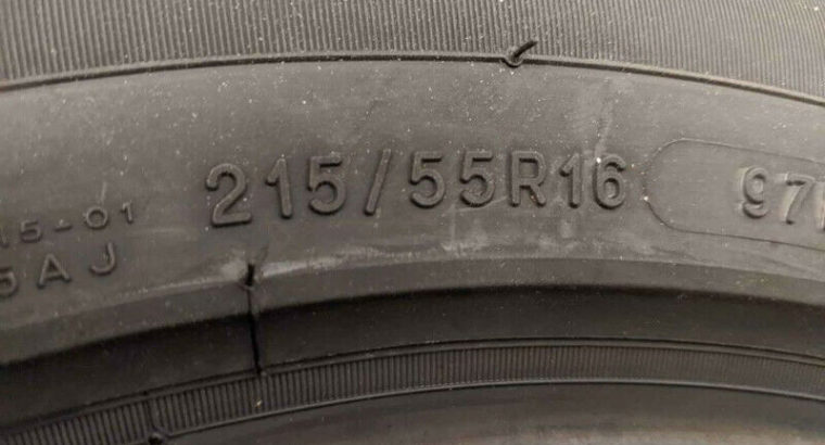 MICHELIN M+S SNOW TIRES BRAND NEW NEVER INSTALLED 215/55R16