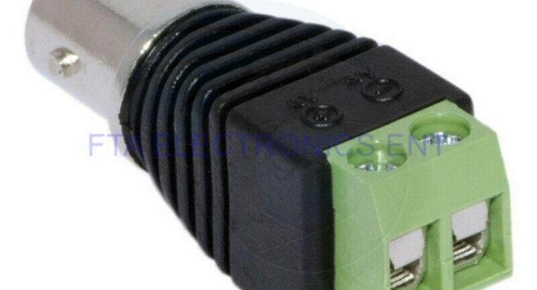 12Pcs ONLY CAT6/5 CCTV Coaxial Camera BNC Female Video Balun Con