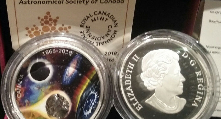 1868-2018 Meteorite Royal Astronomical Society $20 Silver Coin