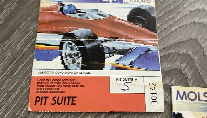 Indycar, CART, CHAMP CAR, Grand Prix Toronto 1980’s Tickets