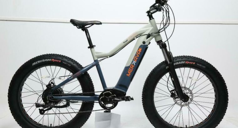 750W Fat Tire Mountain eBike (TrailX750 by Merkava). 26’’ Fat Tire Electric Bicycle, Fat Tire Snow and Sand e-Bike