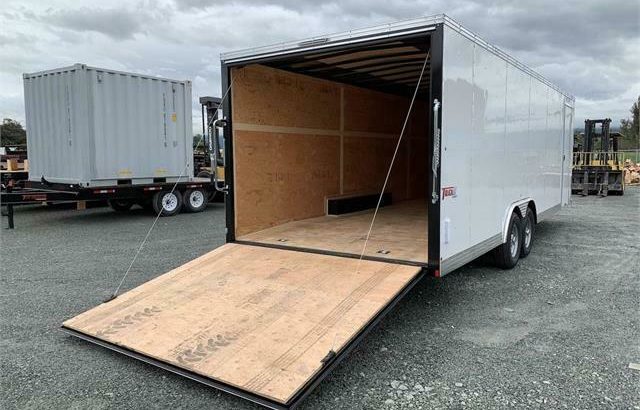 NEW 8 1/2×24 TNT TRAX ENCLOSED CAR TRAILER 10,000lb