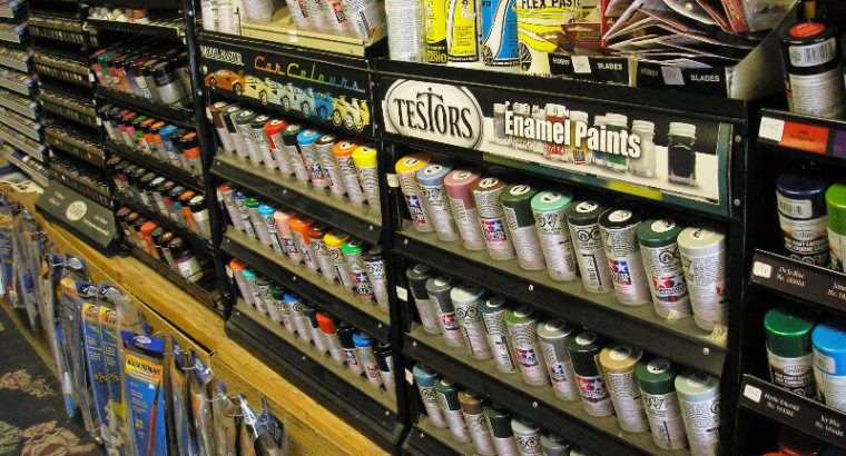 HOBBY PAINT – TOOLS – SUPPLIES – ACCESSORIES – GREAT SELECTION