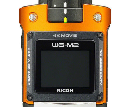 RICOH UHD 4K Action Video Camera 1.5-Inch LCD Orange WG-M2 New