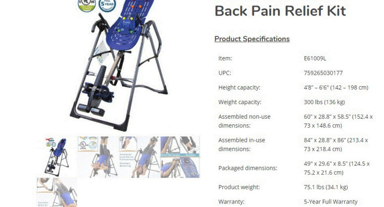 Inversion Table