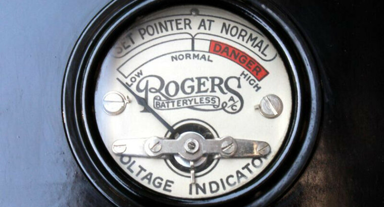 1926 Rogers Batteryless First AC-Powered Radio R-220 Restored