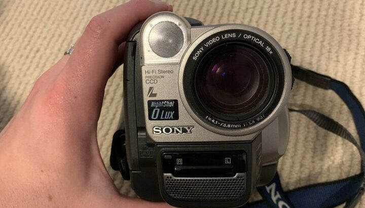 Retro sony video camera recorder