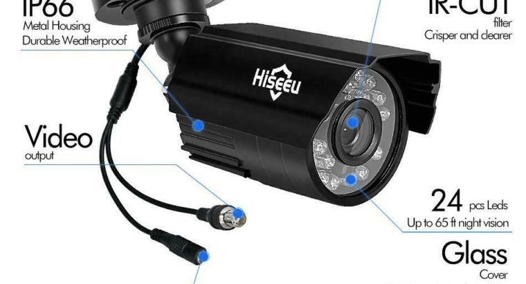 Protect your Property !!! Hiseeu CCTV 4CH 720P/1080P security Camera System, Free Fast Shipping