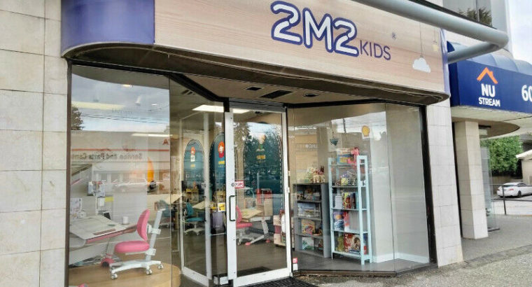 Children gear & furniture boutique at a prime location for sale