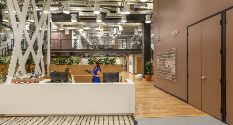 Beautifully designed workspaces to facilitate new connections.