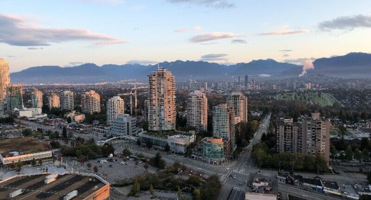 Furnished 1 bedroom condo at Metrotown for fixed term rental