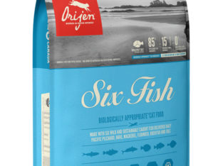 Orijen Six Fish Dry Cat Food 5.4Kg/12Lb, Good for all breed/Age