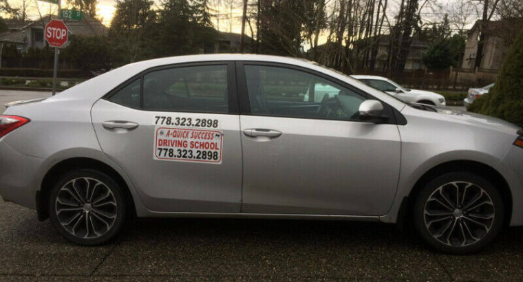 BURNABY DRIVING LESSONS-ICBC LICENSED-AVAIL ROADTEST CAR RENTAL