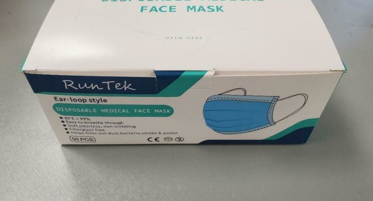 From $0.299ea BEST PRICE QTY Disposable 3 Ply Filter Safety Face Masks/Minimum order Medical & Non Medical PPE Supplies