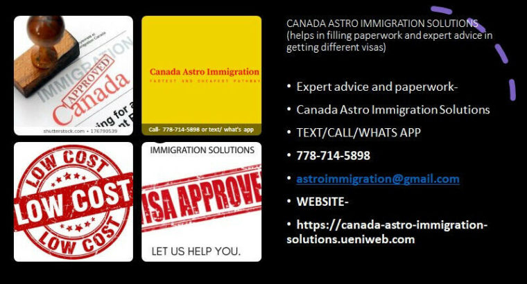 CALL FOR AN IMMIGRATION CONSULTANT-PROFESSIONAL ADVICE/PAPERWORK