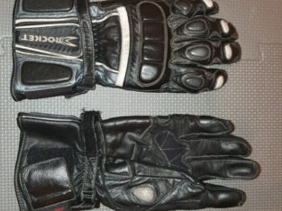 Leather Motorcycle gloves – Joe Rocket black