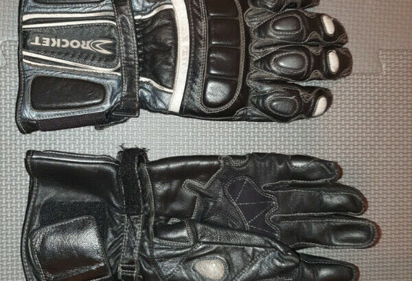 Leather Motorcycle gloves – Joe Rocket black