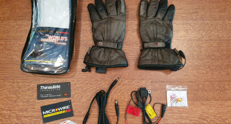 Heated leather motorcycle gloves – Gerbing G3