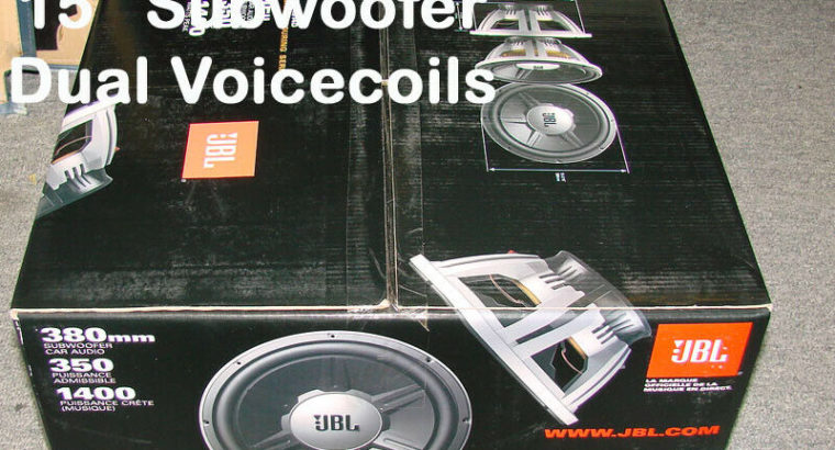 Brand New JBL GTO 15″ car subwoofers – REDUCED!