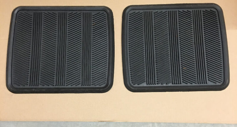 Pair of Heavy Duty Floor Mats for Back of Cars SUV Trucks Pants