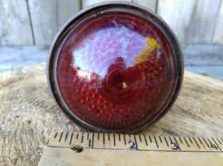 Vintage Tail Light with Glass Lens Cover for Truck, Car or Motor