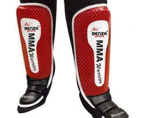 Benza warrior mma shinguard with instep, Shin protector only at Benza Sports