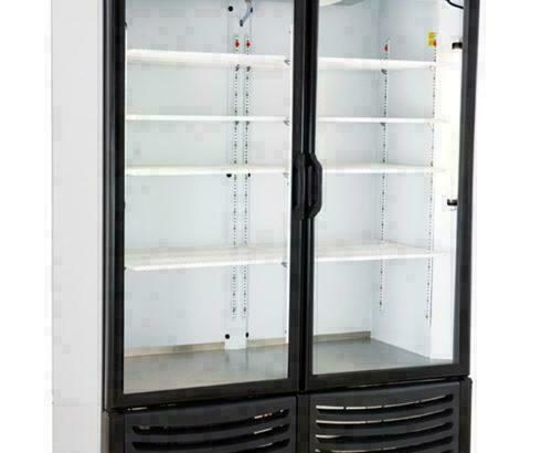 North American Two Door Glass Display Freezer DURF 32 W