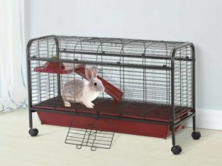 BRAND NEW 42” Rolling Pet Cage Set for Small Animals