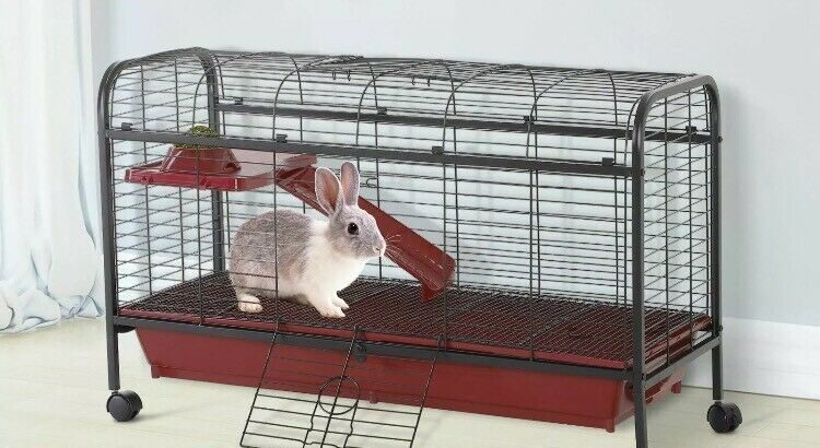 BRAND NEW 42” Rolling Pet Cage Set for Small Animals