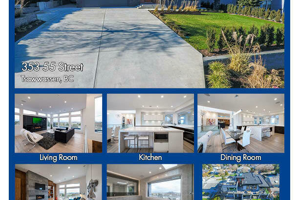 Custom built modern masterpiece in Tsawwassen!