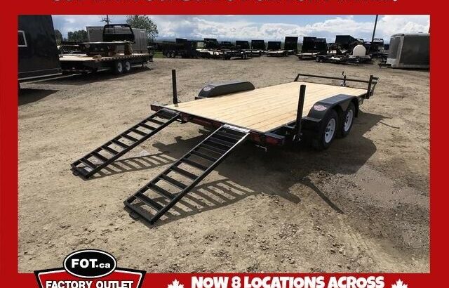 2019 Canada Trailers ES716-7K Car Hauler w/7,000 lbs. GVWR