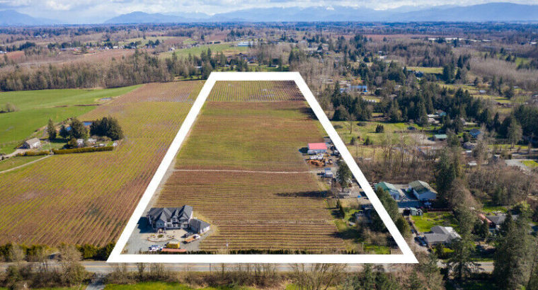 14.98 ACRES WITH 2 HOMES AND BLUEBERRY FARM