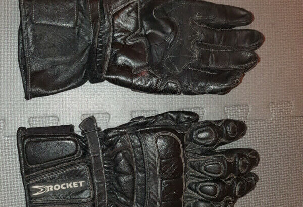 Leather Motorcycle gloves – Joe Rocket black