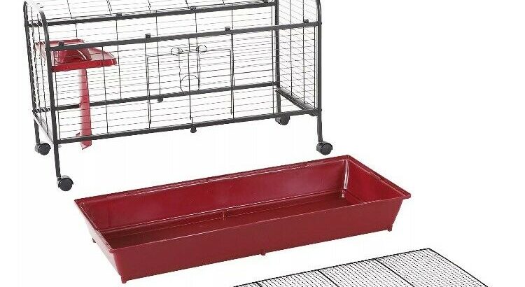 BRAND NEW 42” Rolling Pet Cage Set for Small Animals